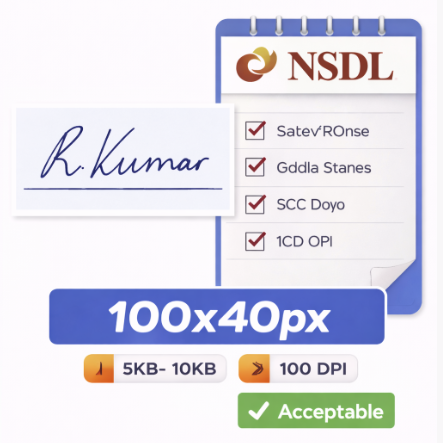 NSDL Signature